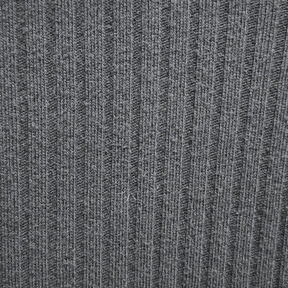 Newport News Easy Style Black Ribbed Lacey Embroidered Sweater - M - Picture 5 of 9